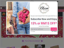 Tablet Screenshot of bloom.com.my