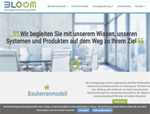 Tablet Screenshot of bloom.at