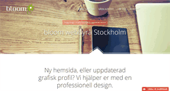 Desktop Screenshot of bloom.se